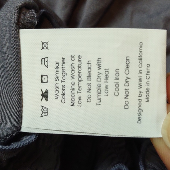 NWT WiWi Large Bamboo High Waist Grey Shorts - Picture 12 of 12